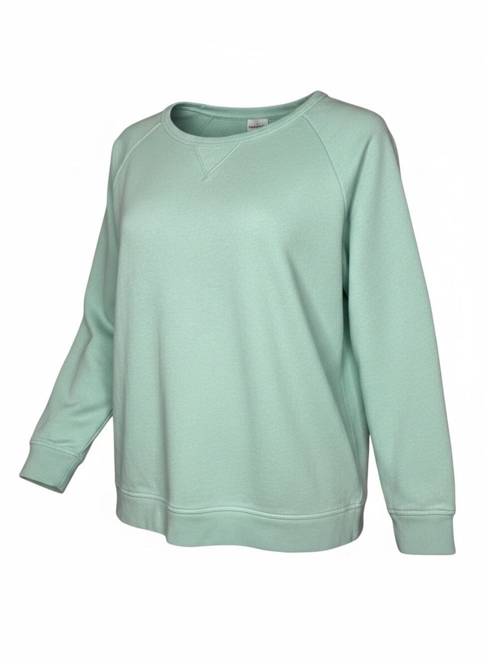 Gap Seafoam Green French Terry Raglan casual Tunic Top - Size XXL
